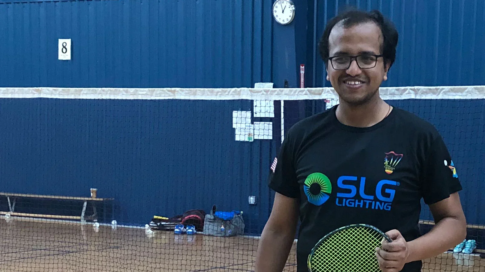 Rice Engineering Mehta Scholar at home on the court