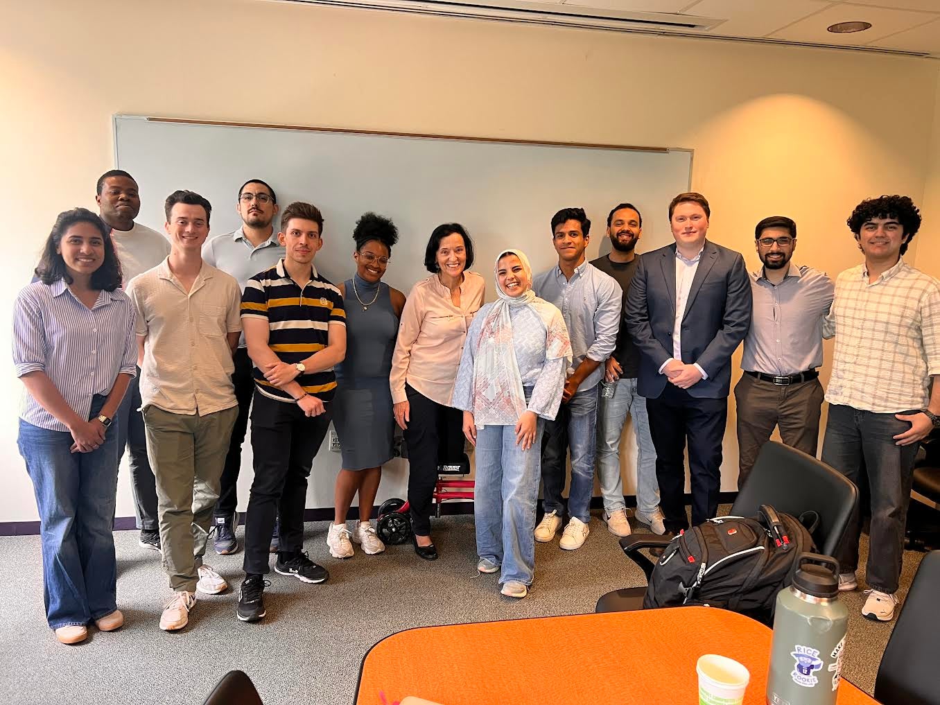 Students with Barbara Burger