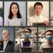 Headshots of Wong and Wang research group members