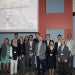 Students and faculty pose for photo at Chevron Lecture