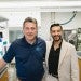 Matteo Pasquali, the A.J. Hartsook Professor of Chemical and Biomolecular Engineering, professor of chemistry, materials science and nanoengineering, and first author Joe Khoury.